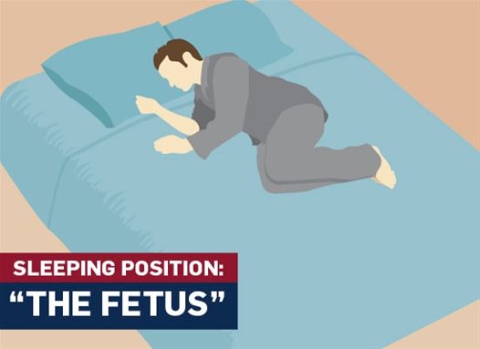 Cosa può dire la posizione in cui una persona dorme su di lei?